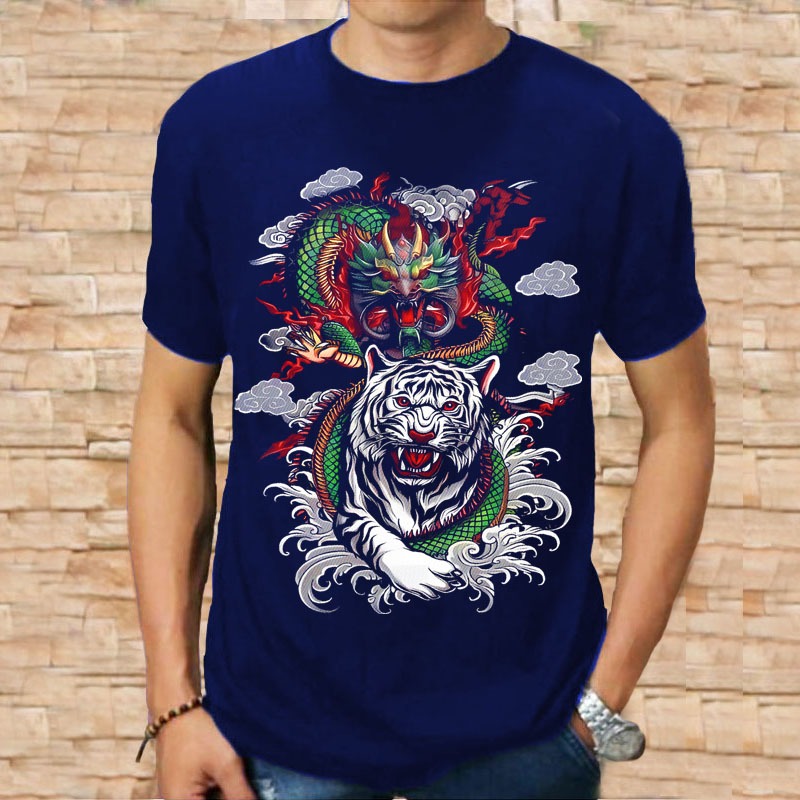 KAOS DISTRO PRIA NAGA MACAN / KAOS T-SHIRT DISTRO PRIA / BAJU PRIA KEREN TERBARU DEWASA
