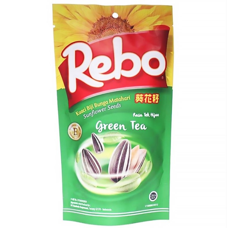 

Rebo Kuaci Biji Bunga Matahari Green Tea 140 gram