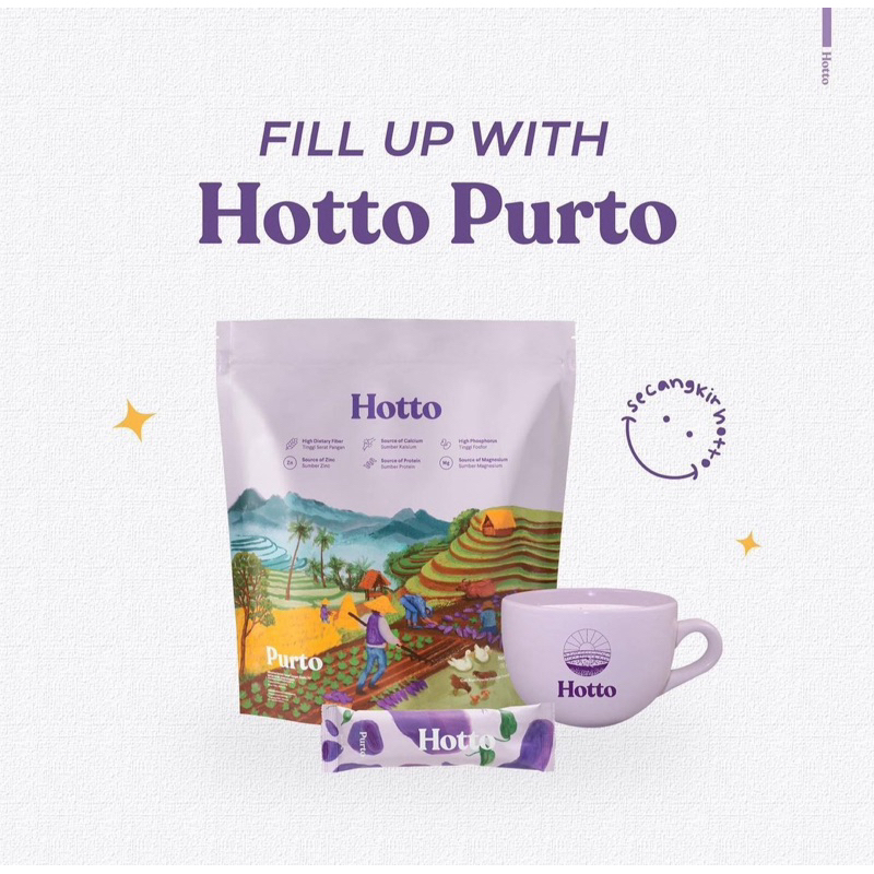 

hotto purto / hotto mame 100% original exp 2026 1 pouch multigrain oat purple potato