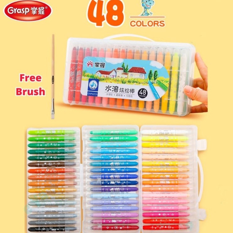 

KODE M39Q Crayon Grasp Mata Sedang isi 48