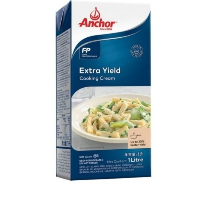 

Anchor Extra Yield Cooking Cream Kemasan 1 Liter