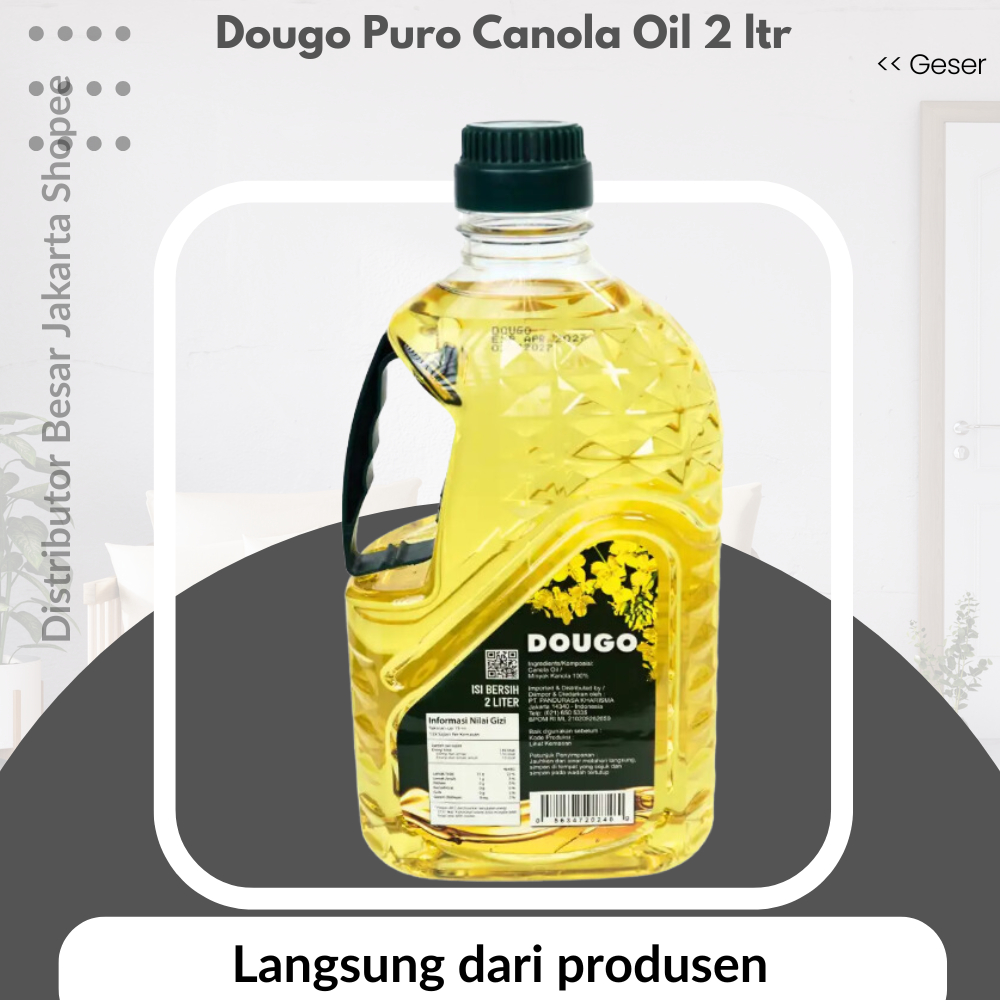 

Dougo Puro Canola Oil 2 ltr ORIGINAL minyak canola 2 liter 2l minyak kanola