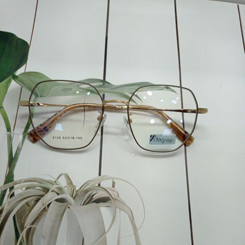 Frame Kacamata - 7'degree 6126 Stainless