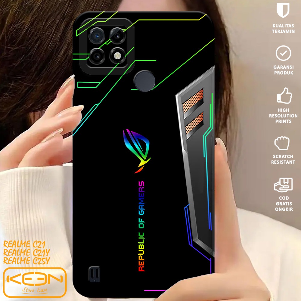Case Realme C21Y/C25Y - Softcase Realme C21Y/C25Y Motif Abstrak - Casing Hp Realme C21Y/C25Y - Case 