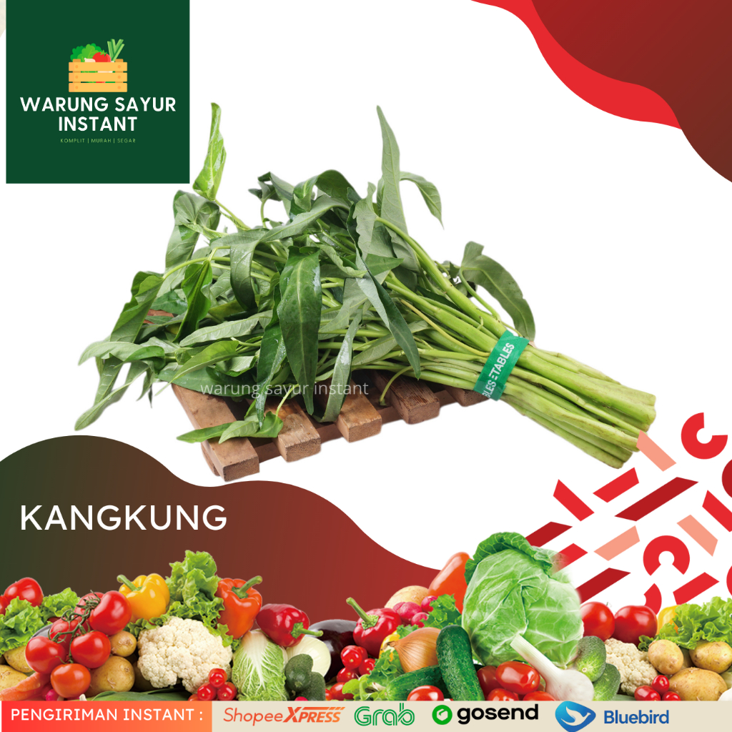

Kangkung 1 Ikat Sayur Segar Promo Bandung | Warung sayur Instant