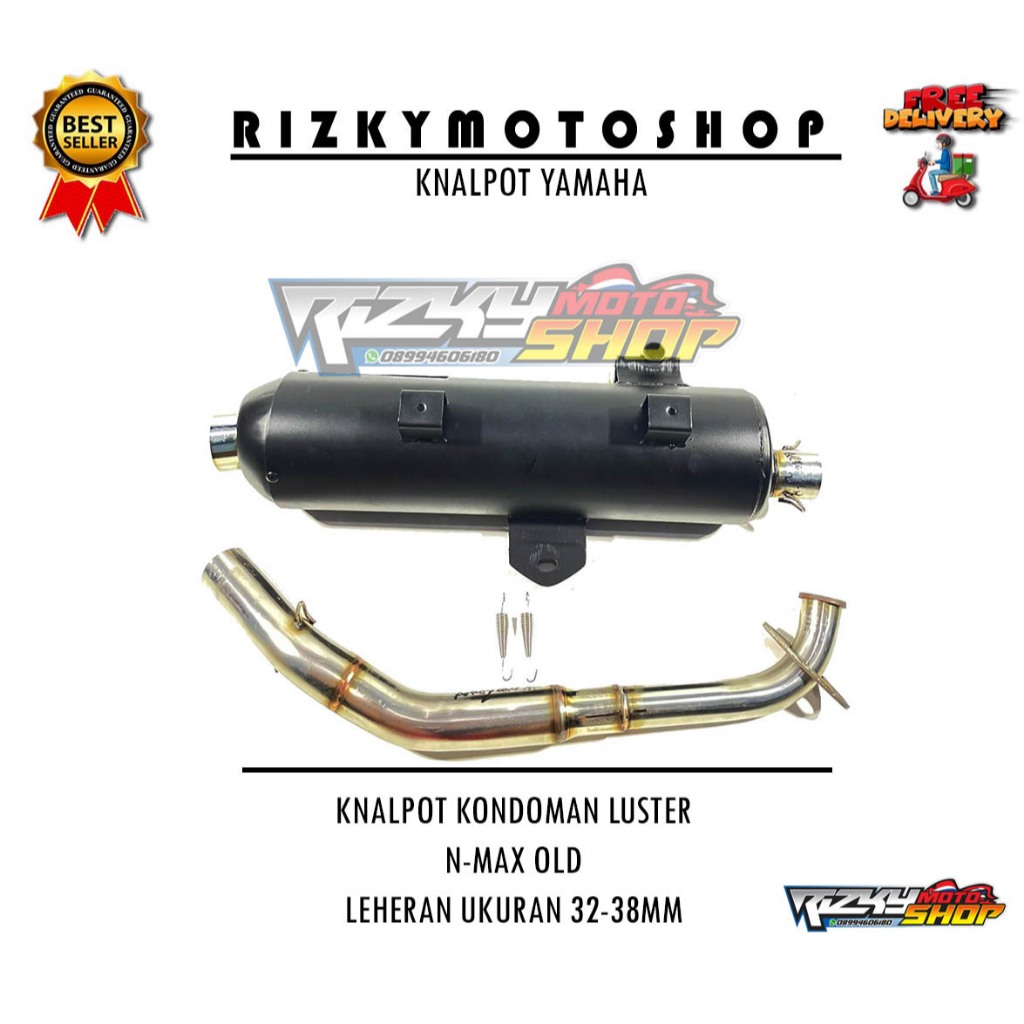 KNALPOT KONDOMAN BOR-BORAN N-MAX NMAX OLD / BISA REQUEST UKURAN LEHERAN DAN SPEK MESIN ENGKER SNALPO