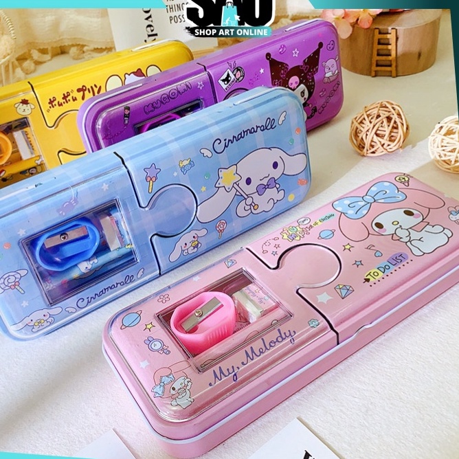 

HJ6 SAO S63 Kotak Pensil Bening 2 Tingkat Kotak Pensil Kotak Pensil Magnet Kotak Pensil Anak Kotak Pensil