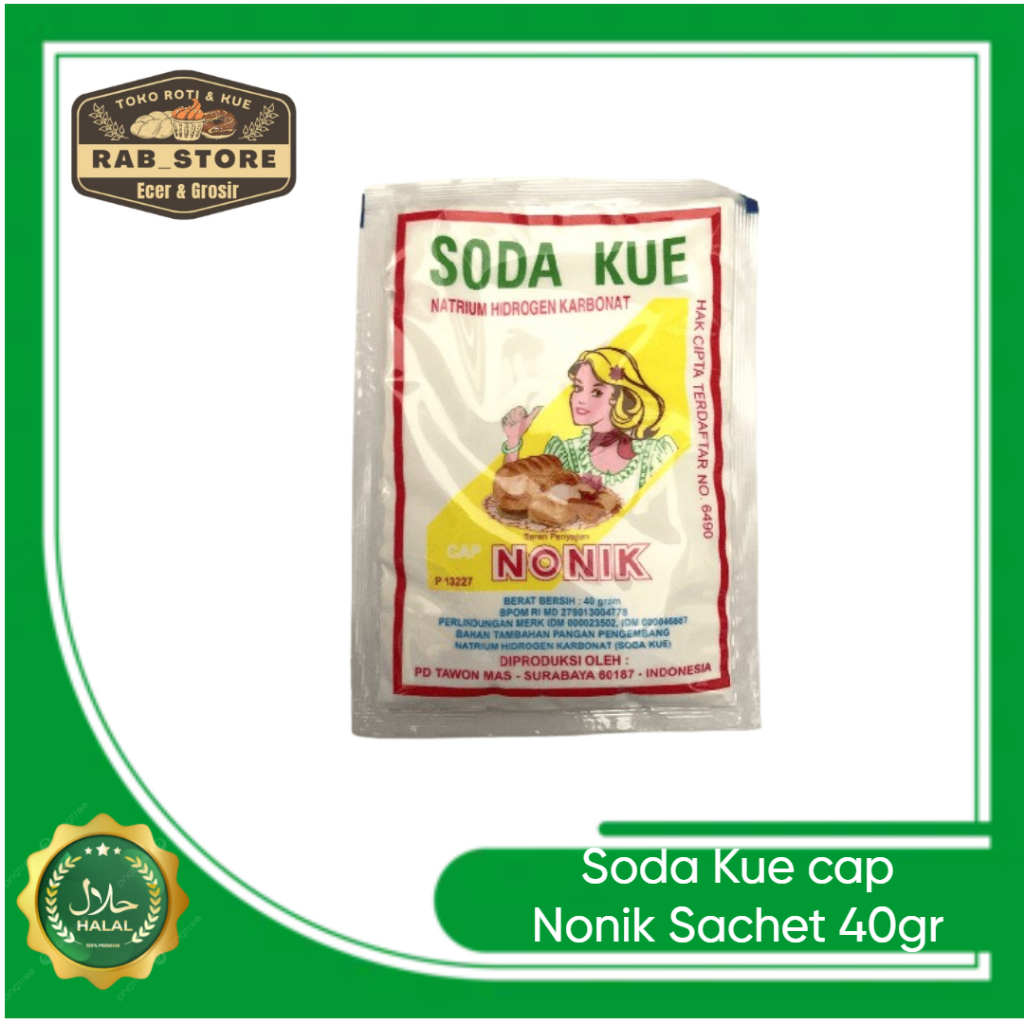 

Soda Kue Cap Nonik Sachet 40gr