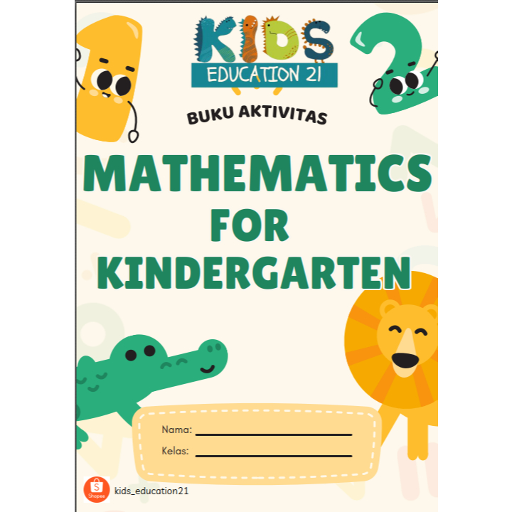 Worksheet Printable Mathematics Kindergarten Usia 4-5 Tahun