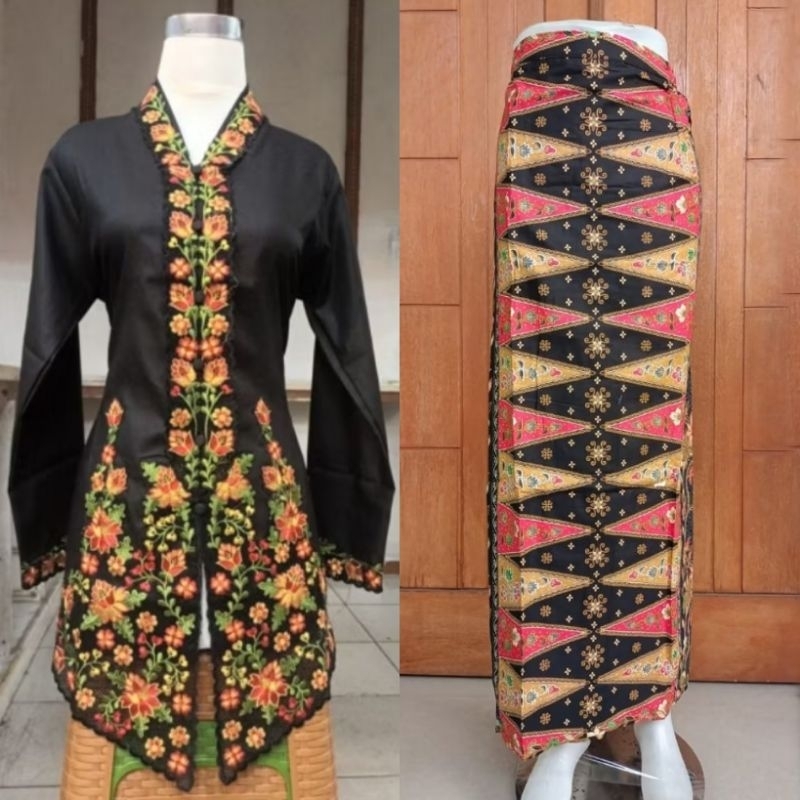 Kebaya encim dewasa // kebaya encim bordir // kebaya encim lengan panjang // kebaya encim motif bung