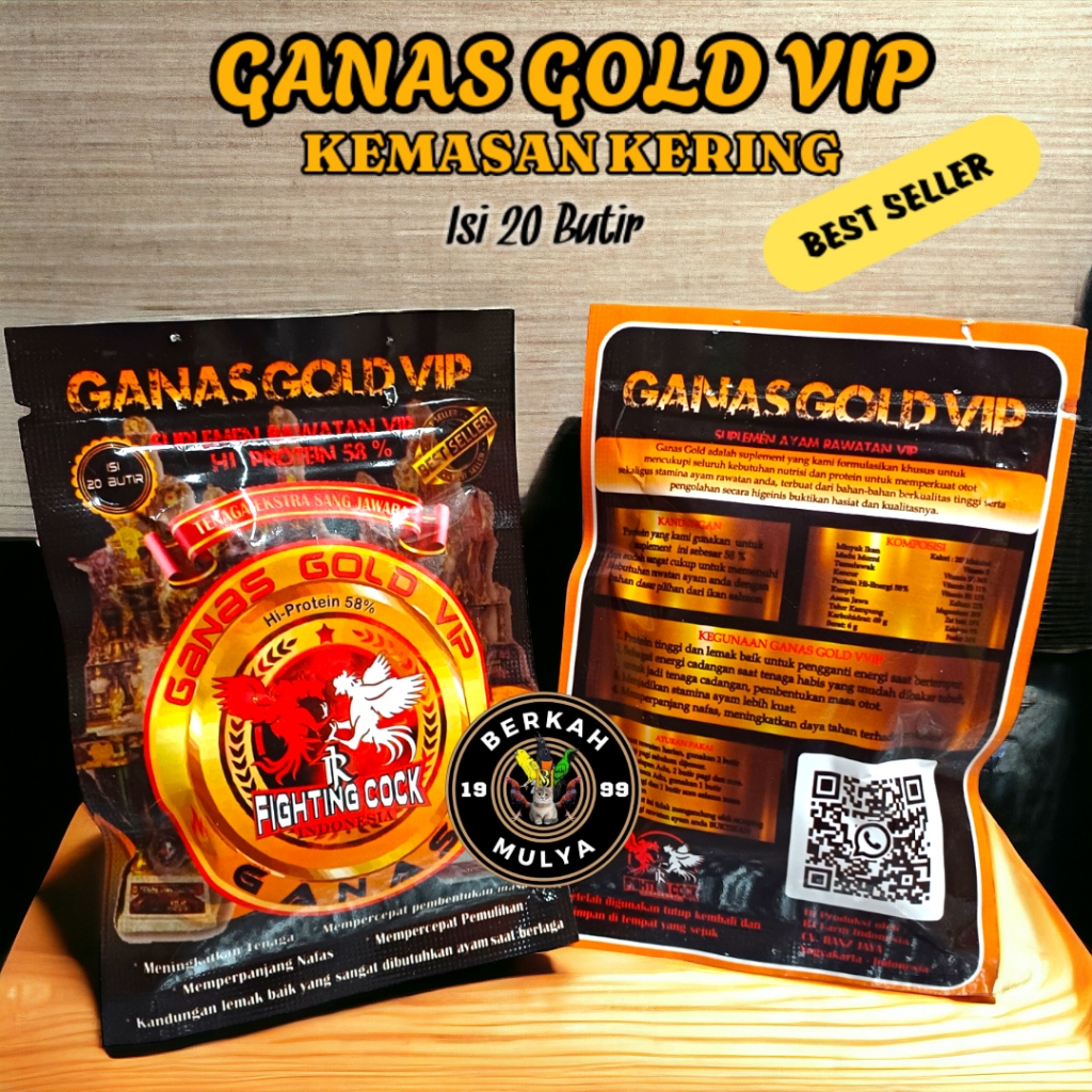 KAMLANG GANAS GOLD VIP 20BTR JAMU AYAM TARUNG GANAS AGRESIF