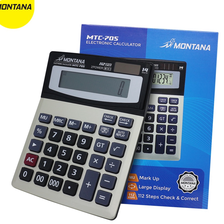 

KF7 MONTANA Calculator Kalkulator Montana MTC 75 14 Dits