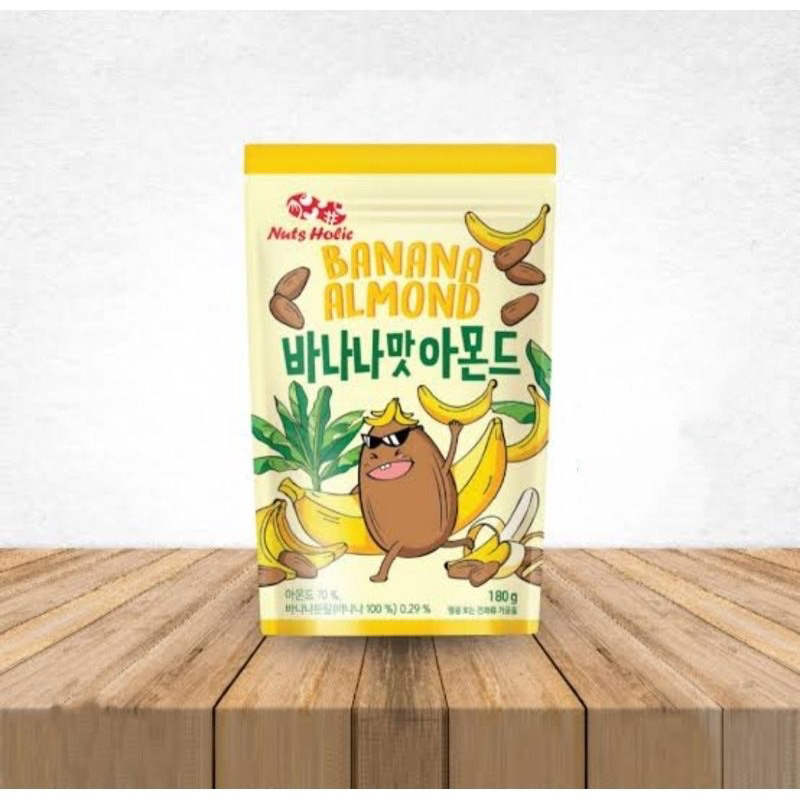 

Nuts Holic Korea Banana Almond 180gr