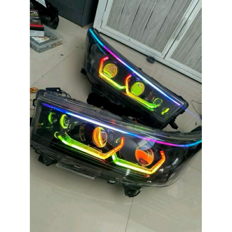 Paket Headlamp Innova Reborn Triple Projector Hexa Alis
