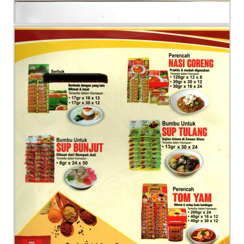 

Adabi Bumbu Praktis Cepat Saji