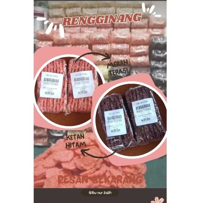 

Rengginang mentah khas BANDUNG CILILIN / Rengginang mentah 400-500 Gr/Rengginang mentah rasa terasi