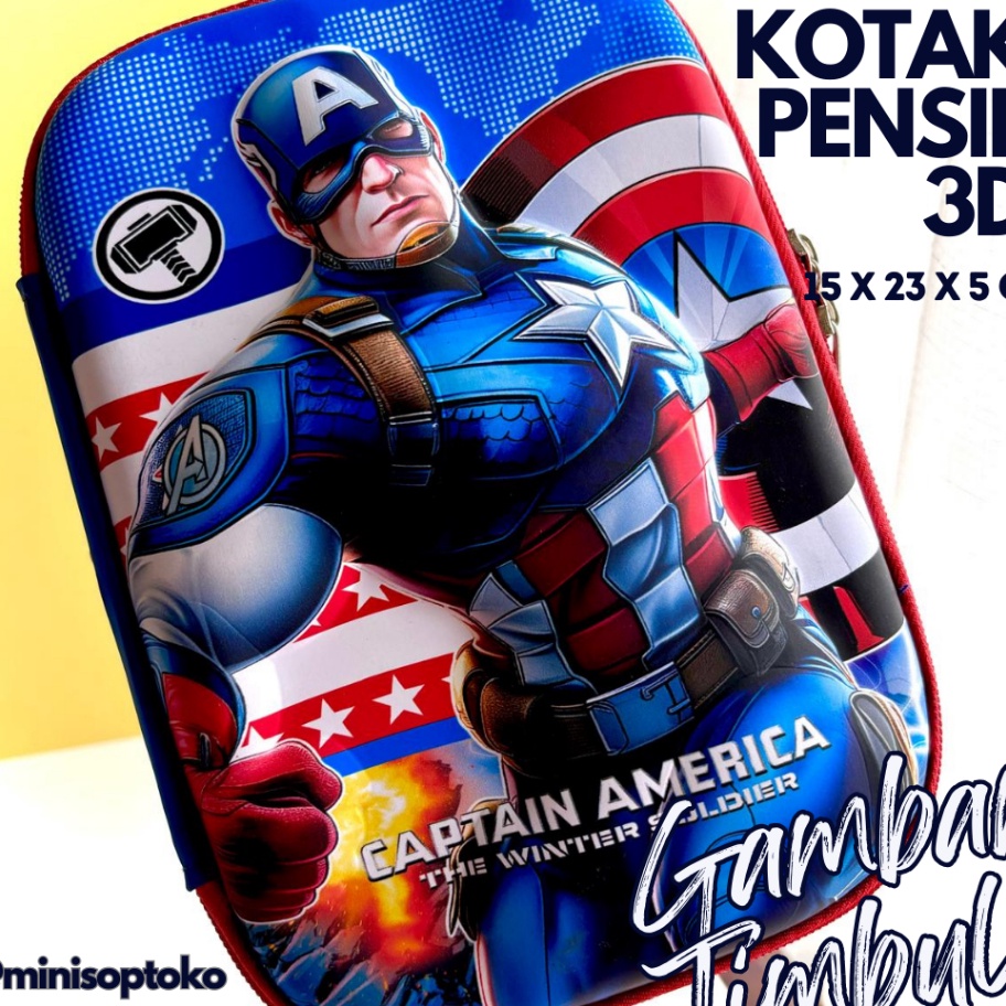 

Limit Tempat Pensil Kotak Pensil 3D Hardtop Hardcase Anak laki laki Perempuan Sekolah TK SD Paud Kado Ultah Keren Spiderman Batman Ironman Disney Unicorn Marvel Bahan EVA PU