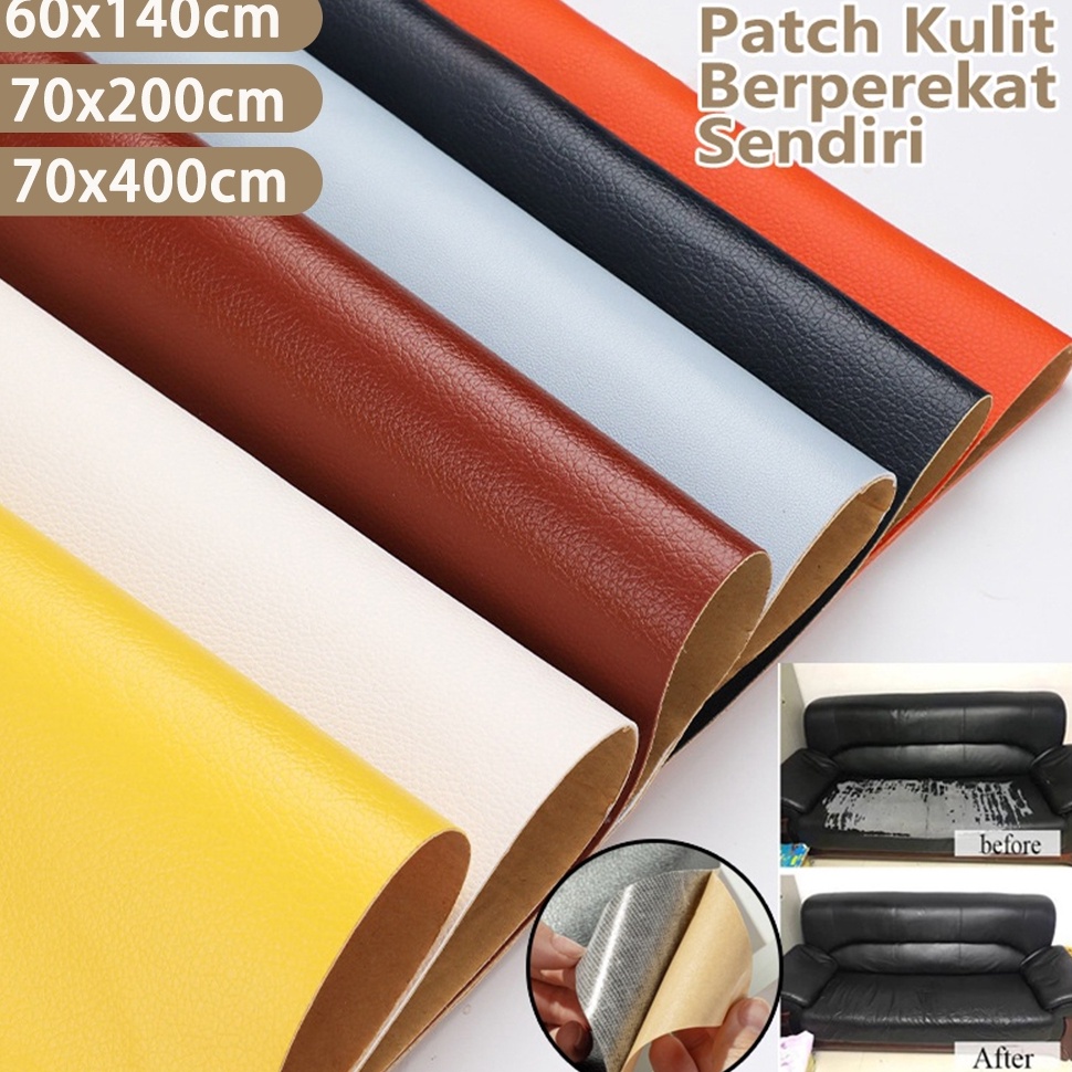 siap di kirim kan7cm4cm Sticker Kulit Sofa Leather Repair Sticker Cover Perbaikan Kulit Yang Rusak K