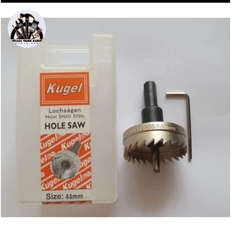 KUGEL HOLE SAW HSS 44MM - MATA BOR BESI ORIGINAL