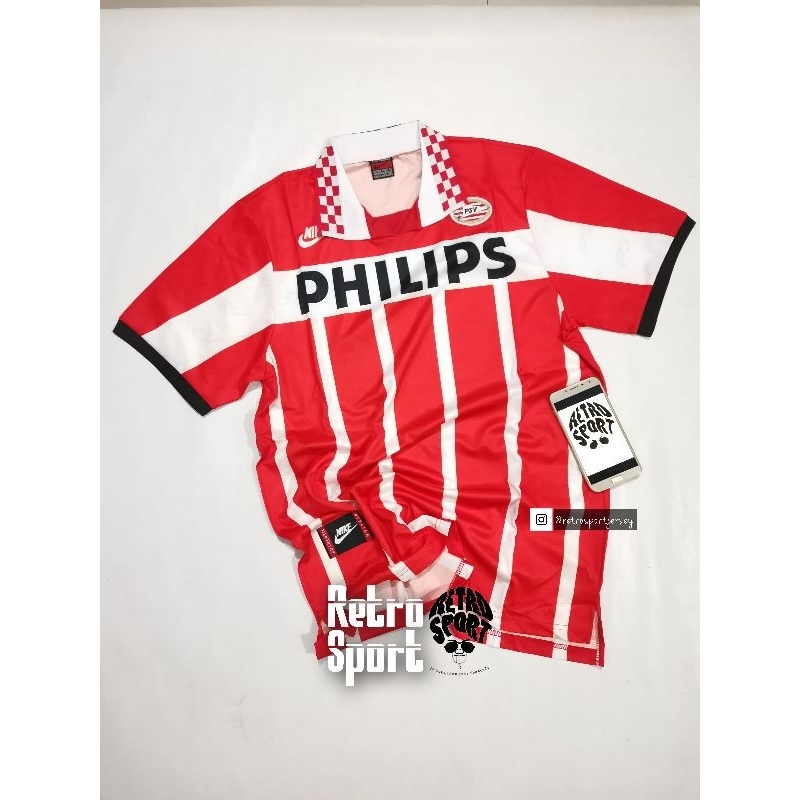 Jersey Bola Vintage — PSV Retro Home 1995/96 WeKa A3/GO Size