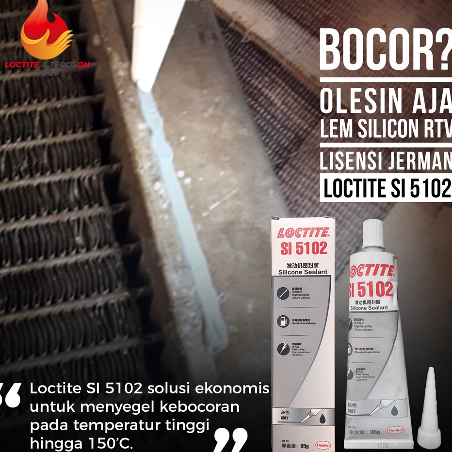 

Top LEM SILIKON GASKET RTV TAHAN PANAS UNTUK PAKING MESIN DAN RADIATOR SI 512