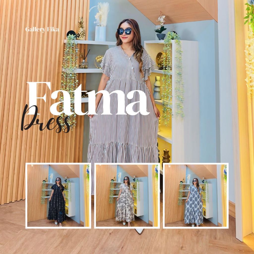 Gallery Fika Fatma Dress / Daster Kimono / Daster Rayon Kimono Panjang