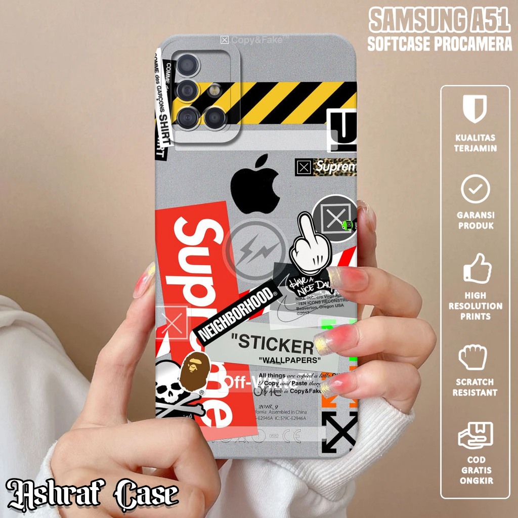 Case Samsung A51 - Casing Hp Samsung A51 ( BA ) Silikon Hp Samsung A51 - Softcase Hp - Softcase Glas