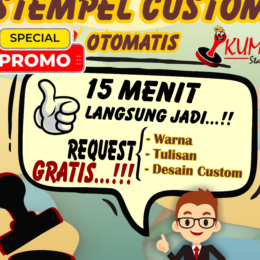 

Istimewa STEMPEL CUSTOM STEMPEL OTOMATIS STEMPEL PERUSAHAAN STEMPEL DINAS