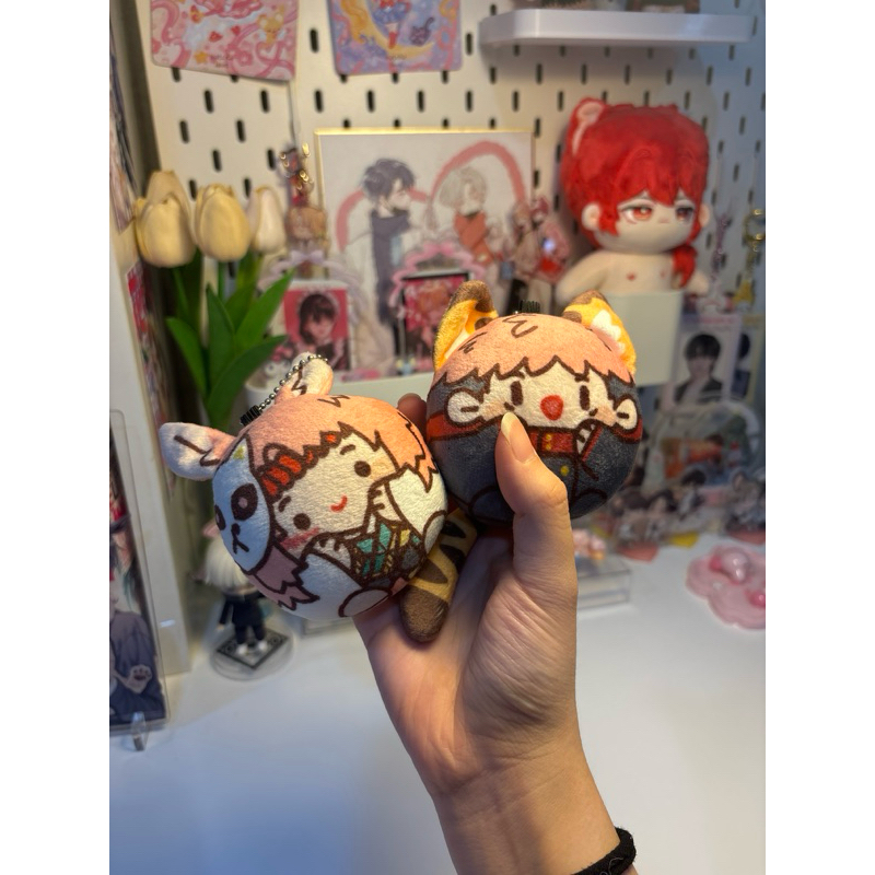 fan merchandise animal manju by miaomiao (darumanjuu, omanjuu) jujutsu kaisen, demon slayer, kimetsu
