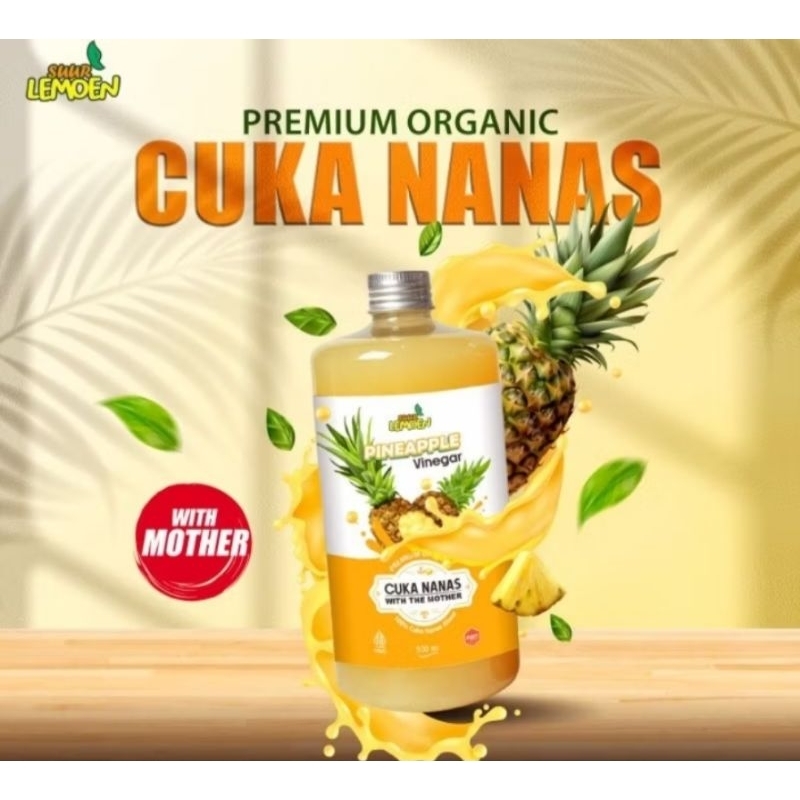 

CUKA NANAS || PINEAPPLE VINEGAR || CUKA NANAS PREMIUM ORGANIC WITH MOTHER BY SUUR LEMOEN ID