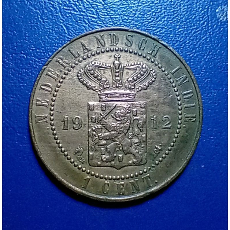 Koin 1 Cent Nederlandsch Indie 1912