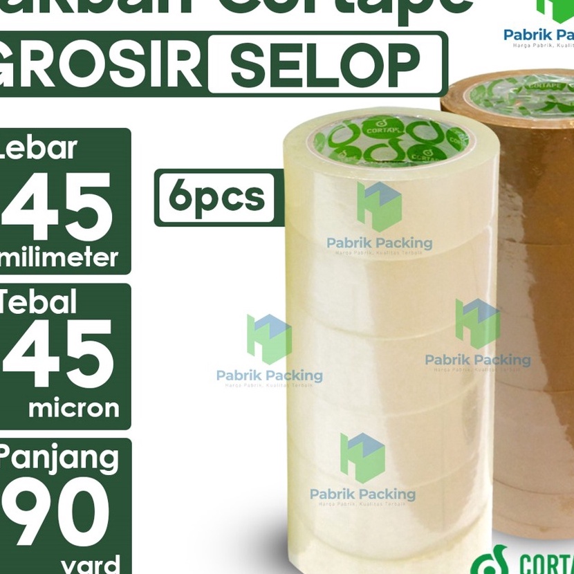 

Spesial Lakban Cope Ukuran 45mm x 9yard Per Selop
