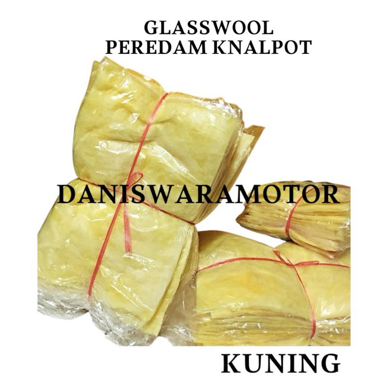 PEREDAM KNALPOT GLASSWOOL KUNING