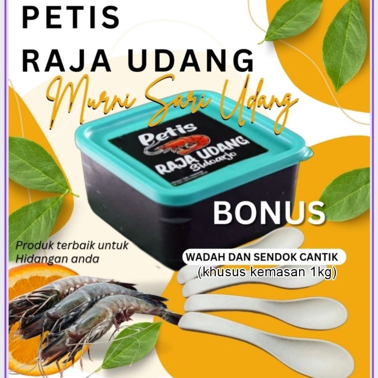 

Serbu sekarang Petis Udang Sidoarjo PREMIUM 1kg Murni Sari Udang Tanpa Campuran Tepung