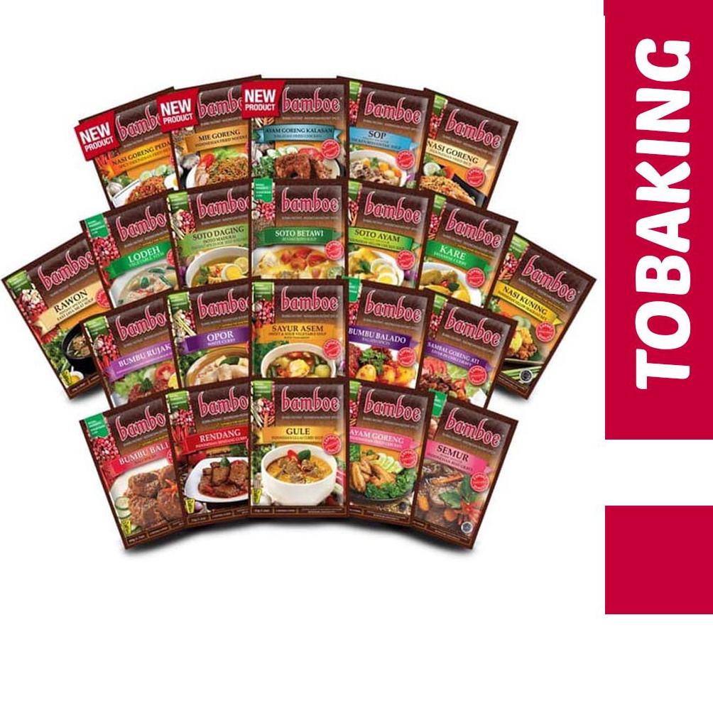 

Booming Bamboe bumbu dapur all varian rawon rendang balado nasi goreng soto gule opor kare dll