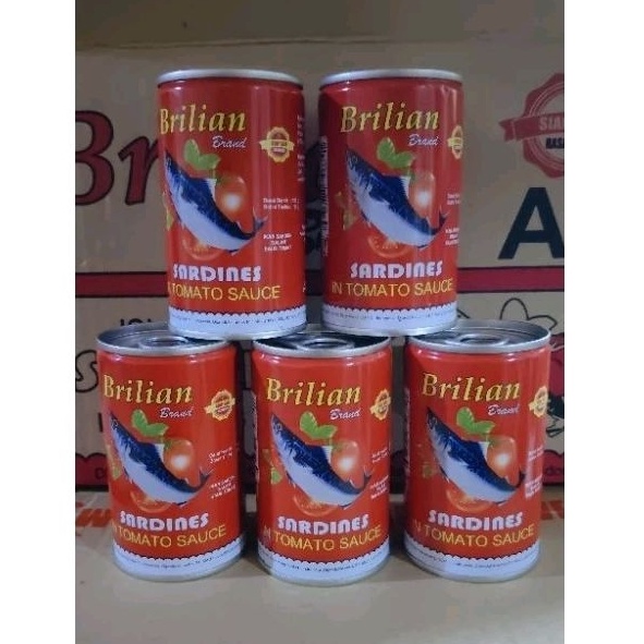 

Belanja disini PAKET 5 PCS SARDEN BRILIAN 155gr Saus Tomat ex 227