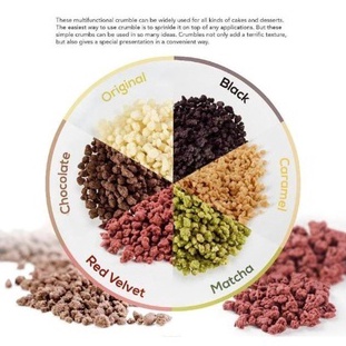 

Promo Keren Crumble LA KREIVA 25 gram ECR HALUS KASAR