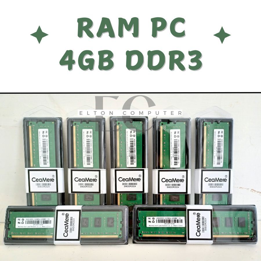 Memory RAM PC Komputer DDR3 4GB / RAM Memory PC Komputer DDR3 4GB CEAMERE / CeaMere RAM MEMORY DDR3 