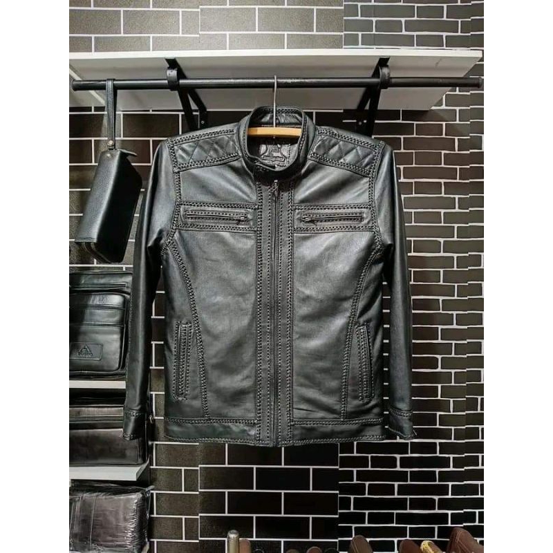 Jaket kulit domba original/jaket kulit asli/jaket kulit sulam/jaket kulit lembut