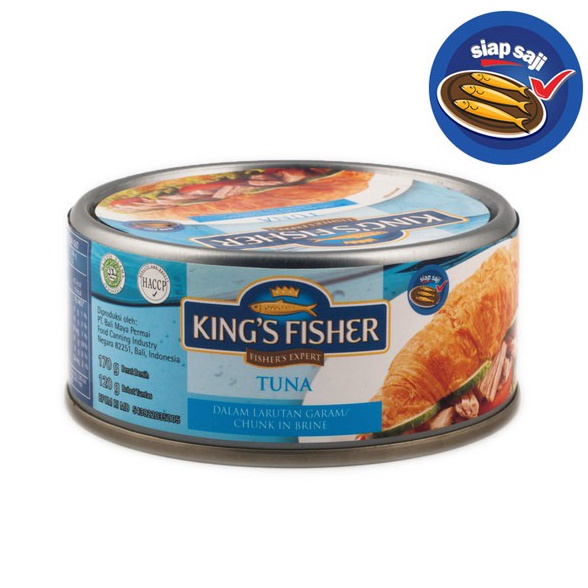 

Rekomendasi KtmStore Kings Fisher Tuna dalam Air Garam Tuna in Brine Daging Tuna Makanan Kaleng 17 g