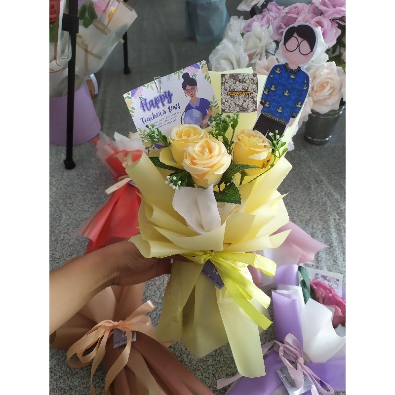 Buket Hari Guru/ Bunga Hari Guru/ Buket Hari Guru Murah/ Kado Hari Guru Murah/ Kado Hari Guru/ Bunga