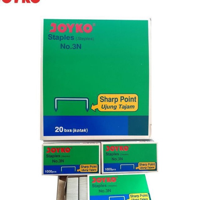 

Terbaik Isi Staples Joyko No 3 1pak2kotak