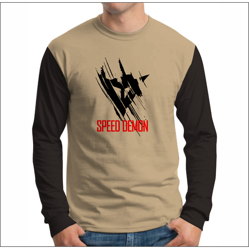 kaos distro pria motor cross trail supermoto lengan panjang