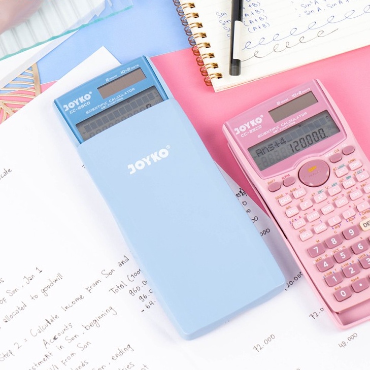 

Extra JOYKO CC25CO Kalkulator Sekolah Scientific Calculator Color CC25CO Kuliah