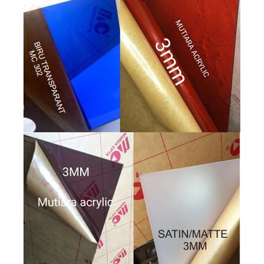

ART Y4G7 Acrylic lembaranAkrilik warna transparan Rayben Ukuran A 3 beningAkrilik poster 42x3cm