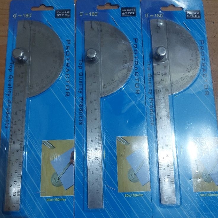 

Tawaran Penggaris Busur Derajat Protector Stainless Steel 1cm 18 Derajat