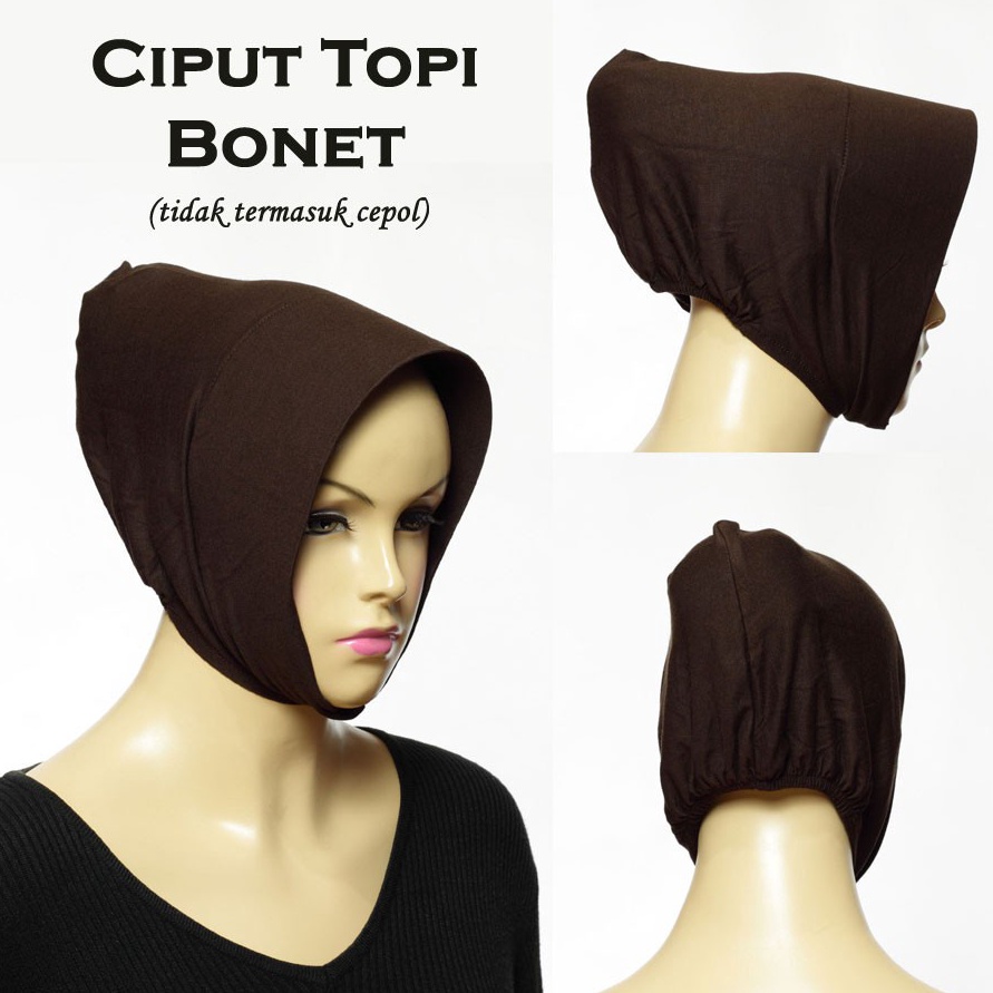 KODE J75S Ciput Topi Mika Daleman Kerudung Bonet