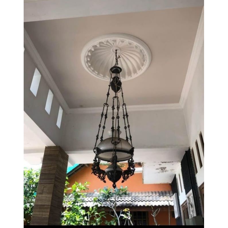 lampu gantung antik,vintage,lampu hias Jawa Betawi 35cm