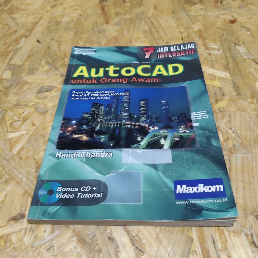 Buku 7 Jam Belajar Interaktif Autocad untuk Orang Awam