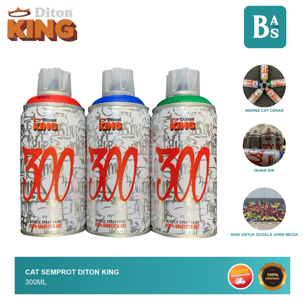 

ART G1K7 Cat Semprot Diton King 3ml Spray Can Diton King 3